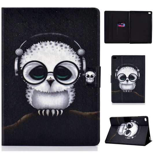 Anti-dropping Pattern Printing PU Leather Stand Tablet Casing for iPad 9.7-inch (2018)