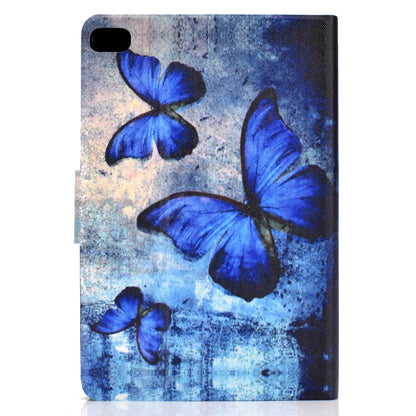 Shock-proof Pattern Printing Card Slot Stand PU Leather Tablet Cover for iPad Mini / Mini 2 / Mini 3 / Mini 4 / mini (2019) 7.9 inch