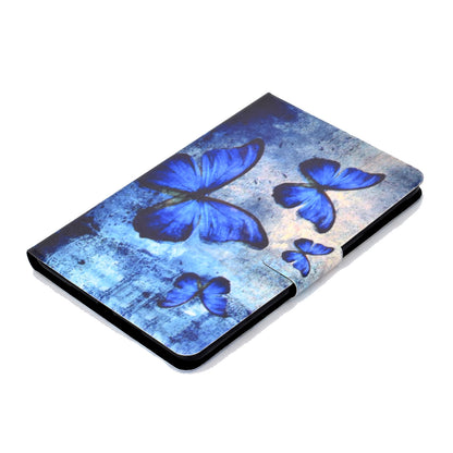 Shock-proof Pattern Printing Card Slot Stand PU Leather Tablet Cover for iPad Mini / Mini 2 / Mini 3 / Mini 4 / mini (2019) 7.9 inch