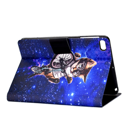 Shock-proof Pattern Printing Card Slot Stand PU Leather Tablet Cover for iPad Mini / Mini 2 / Mini 3 / Mini 4 / mini (2019) 7.9 inch