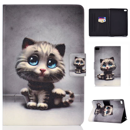 Shock-proof Pattern Printing Card Slot Stand PU Leather Tablet Cover for iPad Mini / Mini 2 / Mini 3 / Mini 4 / mini (2019) 7.9 inch