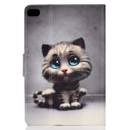 Shock-proof Pattern Printing Card Slot Stand PU Leather Tablet Cover for iPad Mini / Mini 2 / Mini 3 / Mini 4 / mini (2019) 7.9 inch