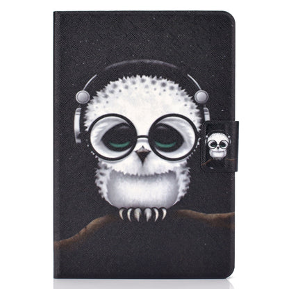 Shock-proof Pattern Printing Card Slot Stand PU Leather Tablet Cover for iPad Mini / Mini 2 / Mini 3 / Mini 4 / mini (2019) 7.9 inch