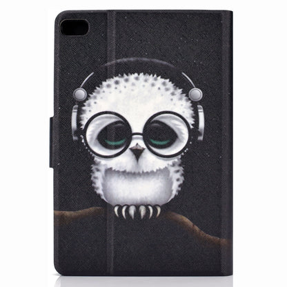 Shock-proof Pattern Printing Card Slot Stand PU Leather Tablet Cover for iPad Mini / Mini 2 / Mini 3 / Mini 4 / mini (2019) 7.9 inch