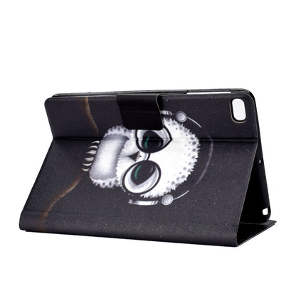 Shock-proof Pattern Printing Card Slot Stand PU Leather Tablet Cover for iPad Mini / Mini 2 / Mini 3 / Mini 4 / mini (2019) 7.9 inch