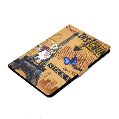 Shock-proof Pattern Printing Card Slot Stand PU Leather Tablet Cover for iPad Mini / Mini 2 / Mini 3 / Mini 4 / mini (2019) 7.9 inch