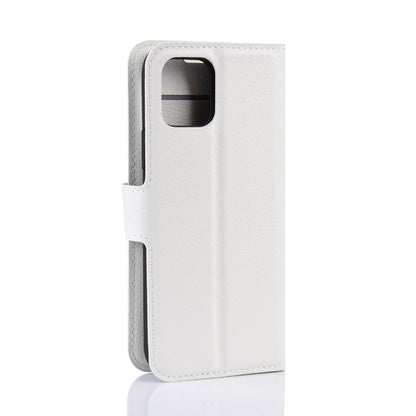 Litchi Skin Leather Wallet Stand Case for iPhone 11 6.1 inch (2019) with Soft TPU Inner Case