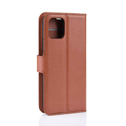 Litchi Skin Leather Wallet Stand Case for iPhone 11 6.1 inch (2019) with Soft TPU Inner Case