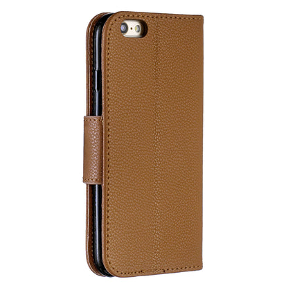 Litchi Texture Leather Wallet Stand Case for iPhone 6/6S