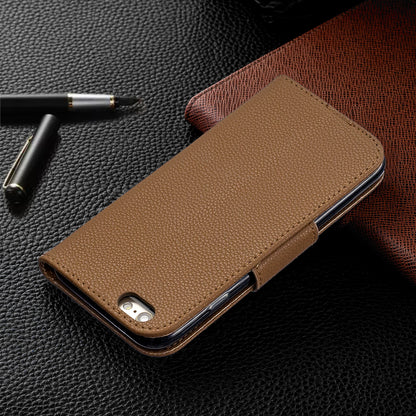 Litchi Texture Leather Wallet Stand Case for iPhone 6/6S