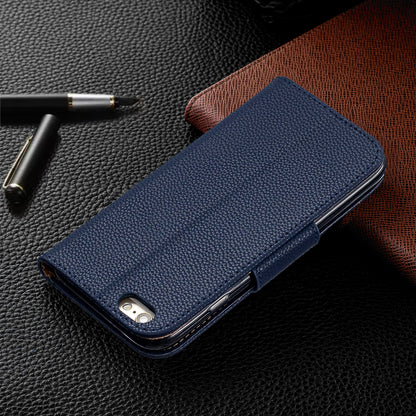 Litchi Texture Leather Wallet Stand Case for iPhone 6/6S
