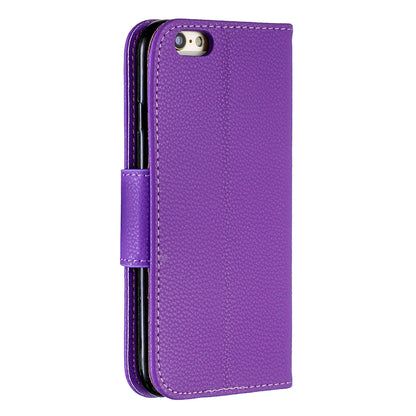 Litchi Texture Leather Wallet Stand Case for iPhone 6/6S