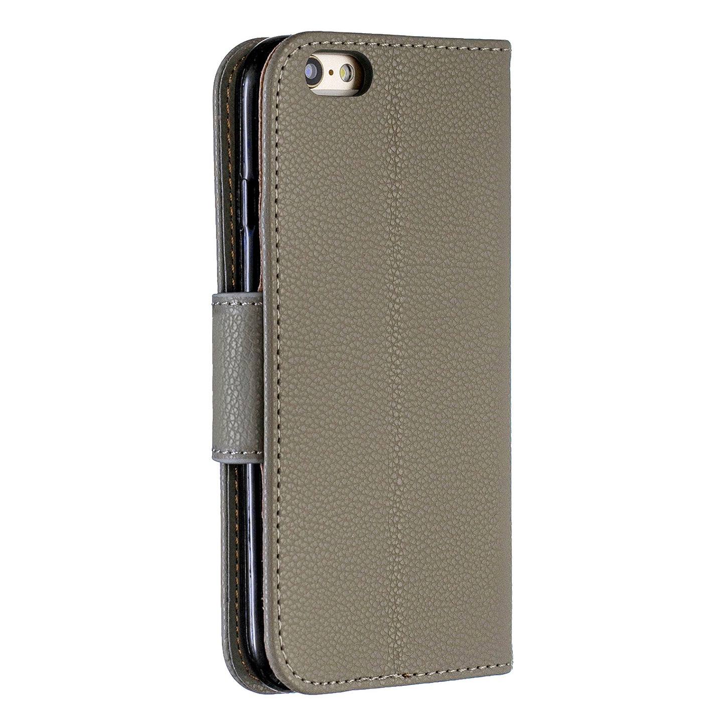 Litchi Texture Leather Wallet Stand Case for iPhone 6/6S