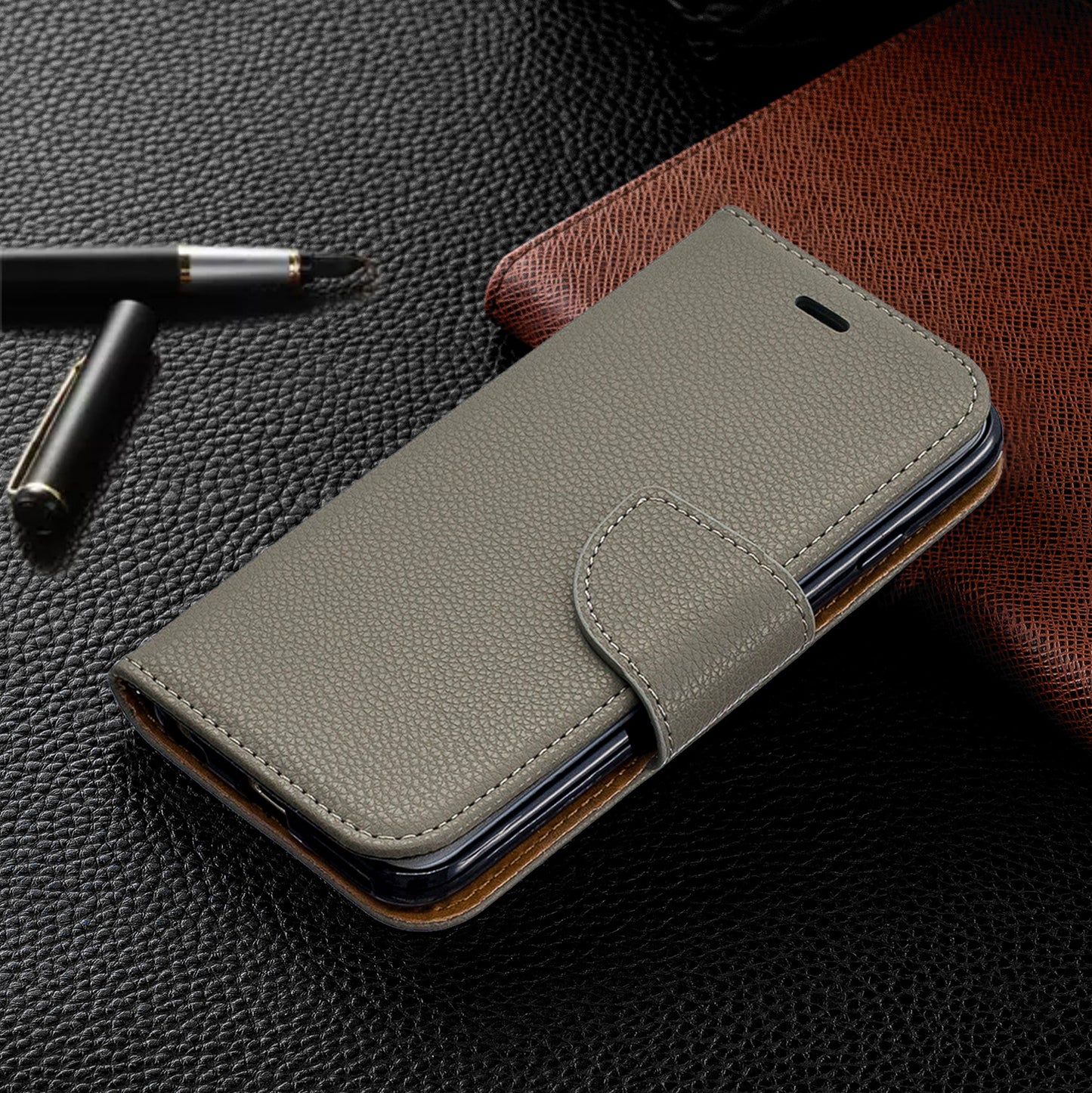 Litchi Texture Leather Wallet Stand Case for iPhone 6/6S