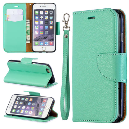 Litchi Texture Leather Wallet Stand Case for iPhone 6/6S