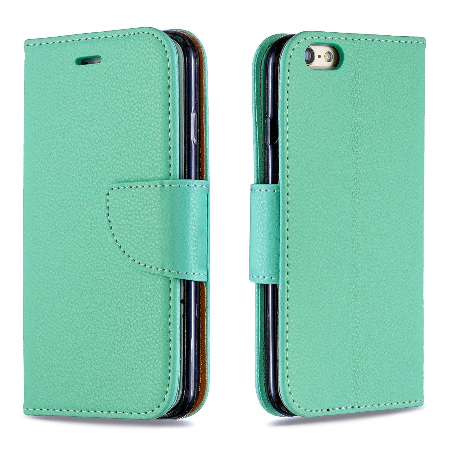 Litchi Texture Leather Wallet Stand Case for iPhone 6/6S