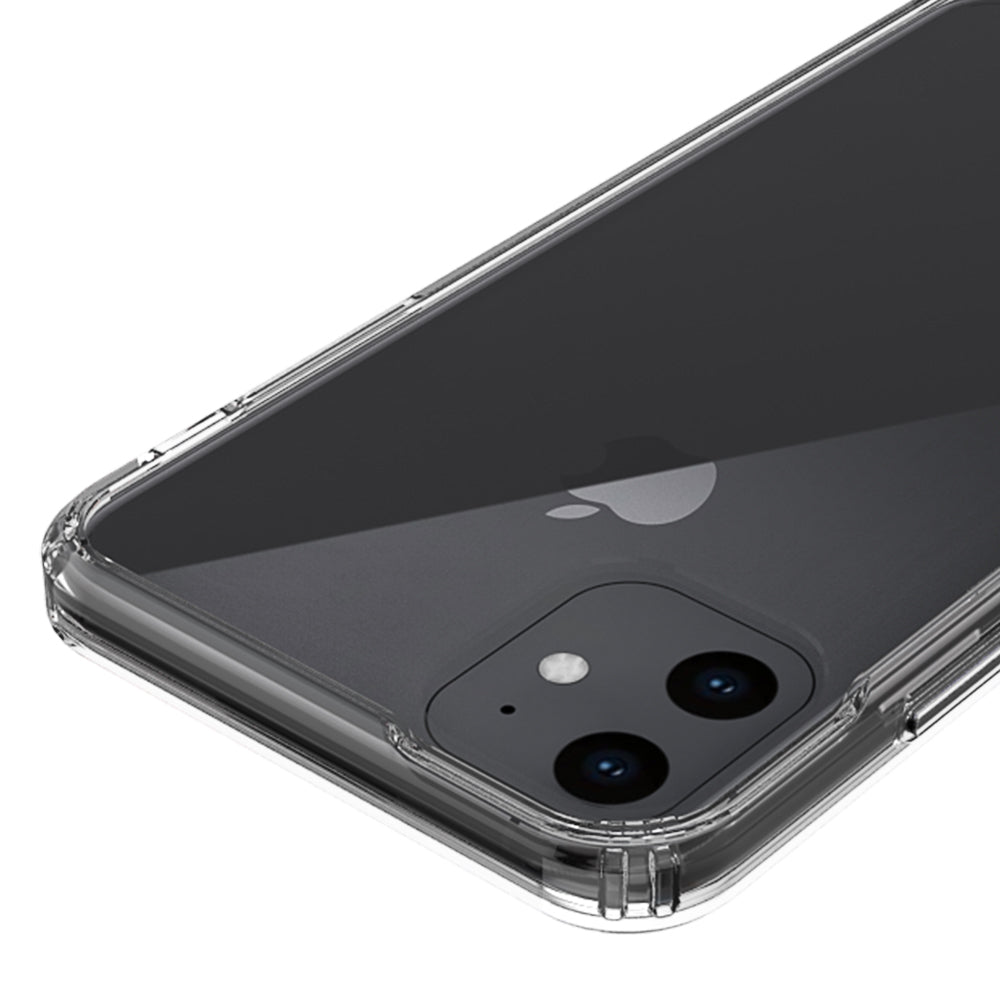 50Pcs/Pack Clear Acrylic + TPU Hybrid Phone Shell for iPhone 11 Pro Max 6.5 inch (2019)