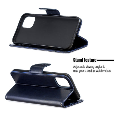 Imprint Butterfly Leather Wallet Phone Case for iPhone 11 Pro Max 6.5 inch (2019)