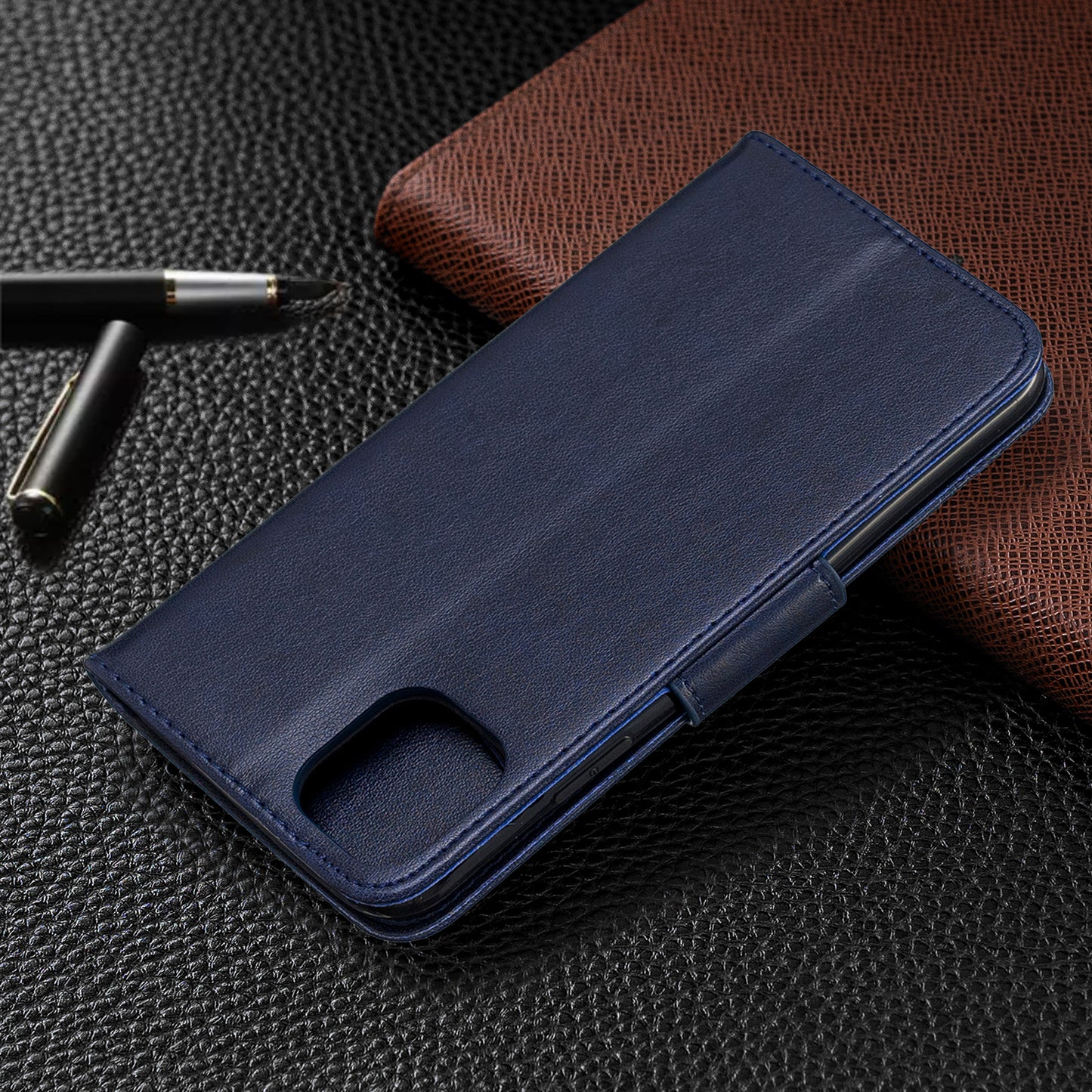 Imprint Butterfly Leather Wallet Phone Case for iPhone 11 Pro Max 6.5 inch (2019)