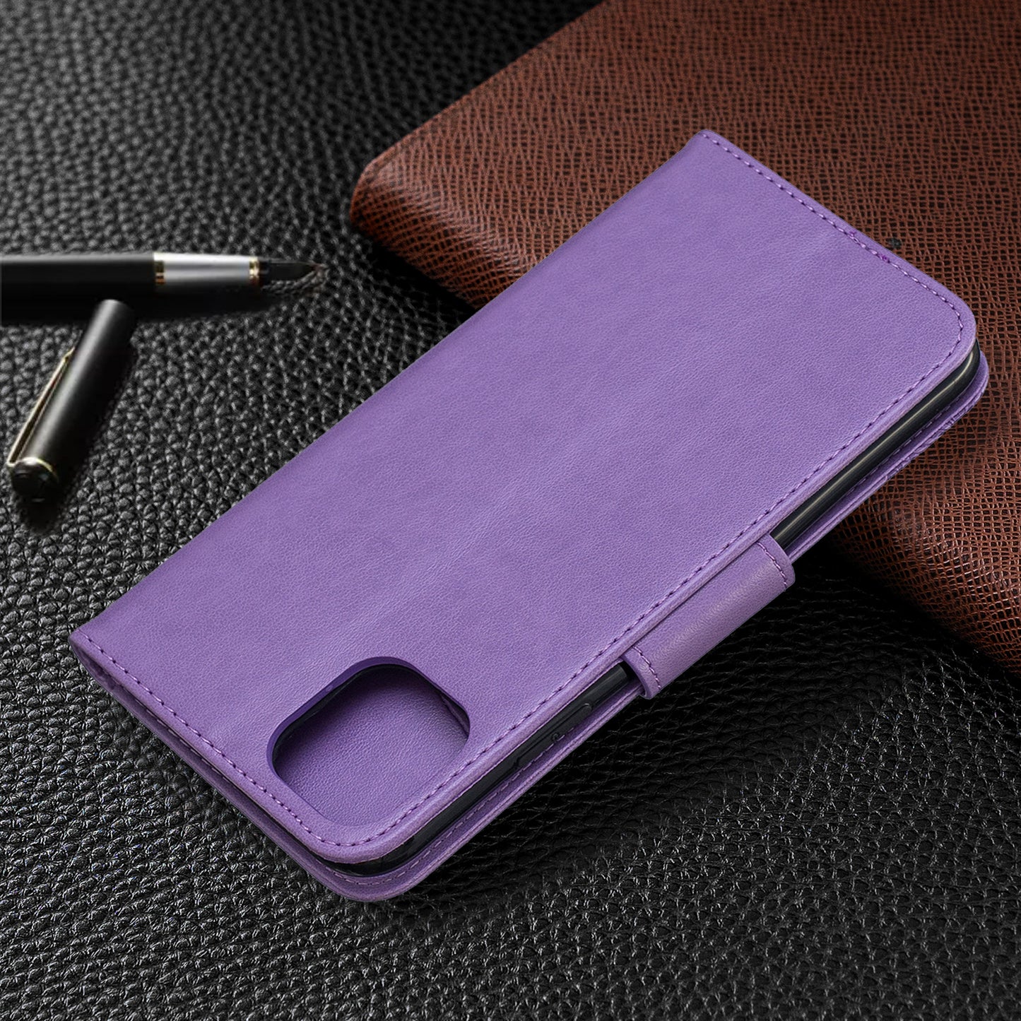 Imprint Butterfly Leather Wallet Phone Case for iPhone 11 Pro Max 6.5 inch (2019)