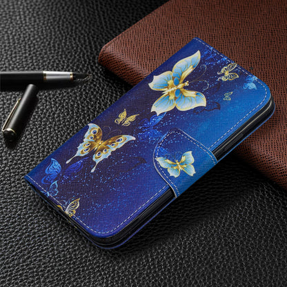 Pattern Printing Cross Texture Wallet Stand Flip Leather Case for iPhone 11 6.1 inch (2019)