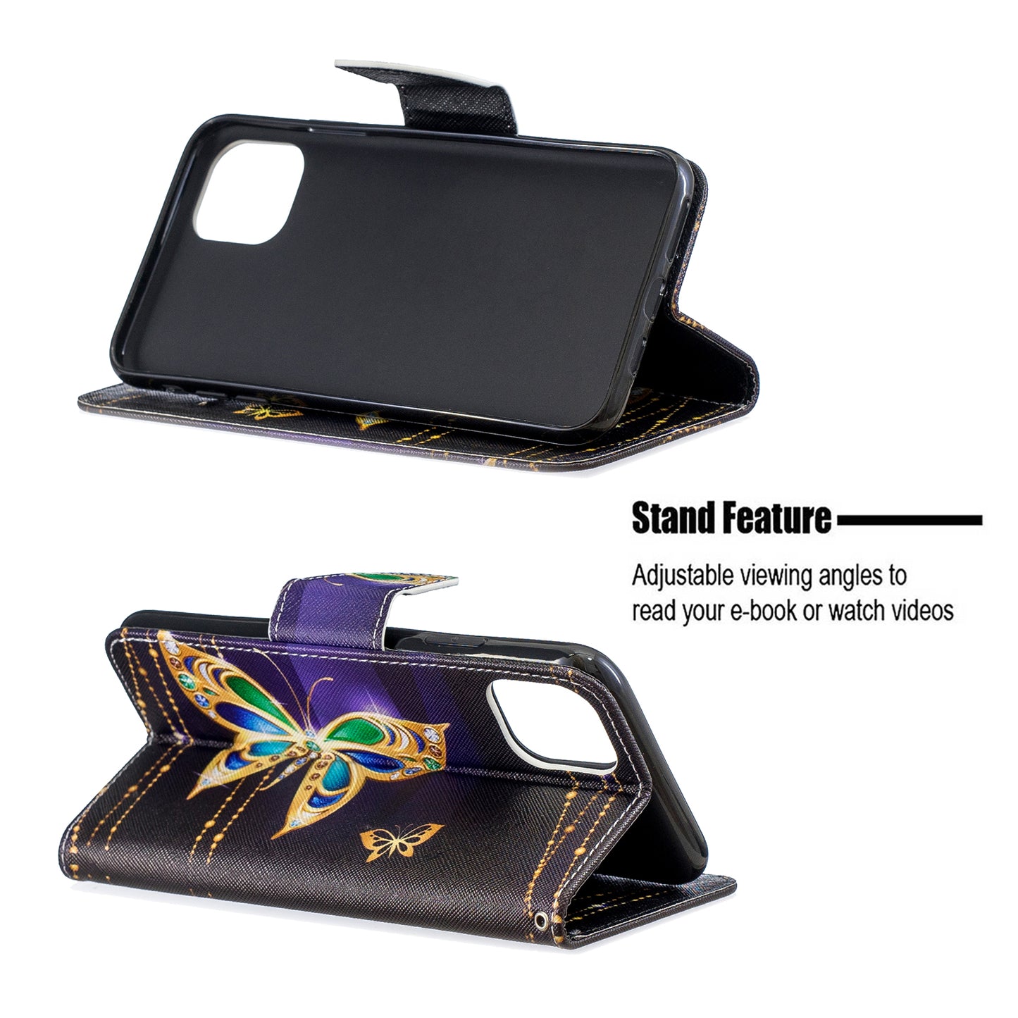 Cross Texture Pattern Printing Wallet Stand Leather Case for iPhone 11 Pro Max 6.5 inch (2019)