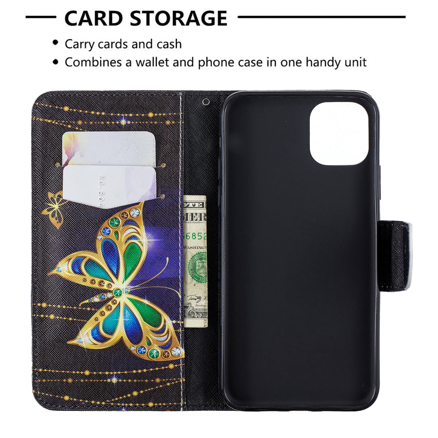 Cross Texture Pattern Printing Wallet Stand Leather Case for iPhone 11 Pro Max 6.5 inch (2019)