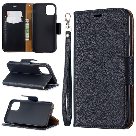 Litchi Texture Leather Wallet Stand Mobile Phone Case for iPhone 11 6.1 inch (2019)