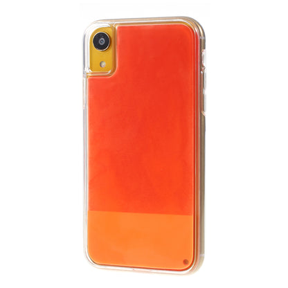 Anti-dropping Luminous Quicksand TPU Phone Case for iPhone XR 6.1 inch