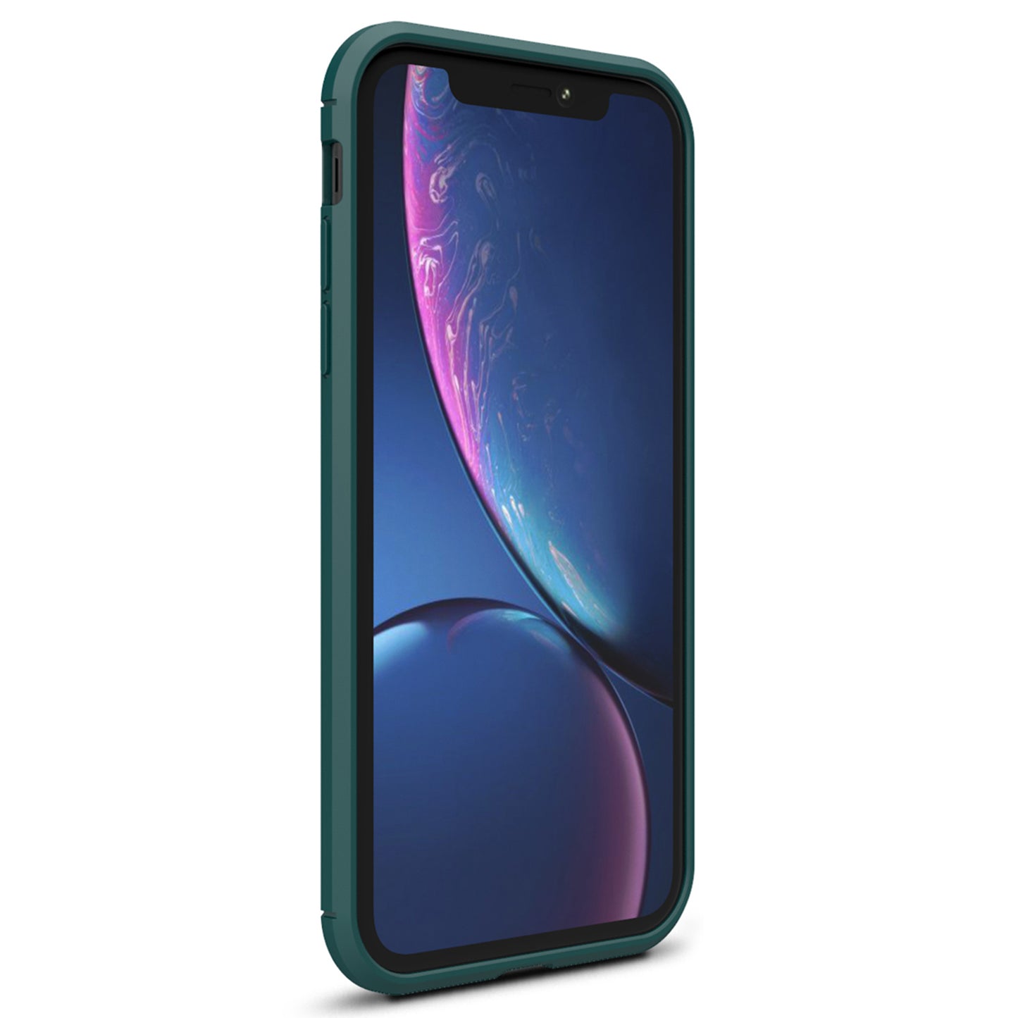 For iPhone 11 6.1 inch Carbon Fiber Texture Brushed Soft TPU Slim Fashion Non-Slip Protective Phone Case