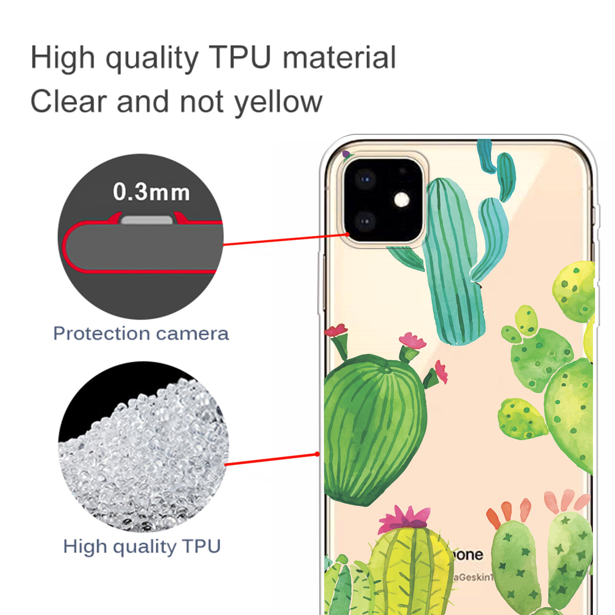 Cute Pattern Printing Flexi TPU Phone Shell for iPhone 11 6.1 inch (2019)