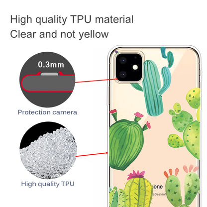 Cute Pattern Printing Flexi TPU Phone Shell for iPhone 11 6.1 inch (2019)