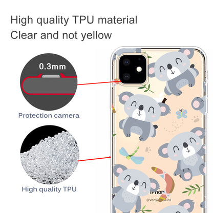 Cute Pattern Printing Flexi TPU Phone Shell for iPhone 11 6.1 inch (2019)