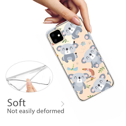 Cute Pattern Printing Flexi TPU Phone Shell for iPhone 11 6.1 inch (2019)
