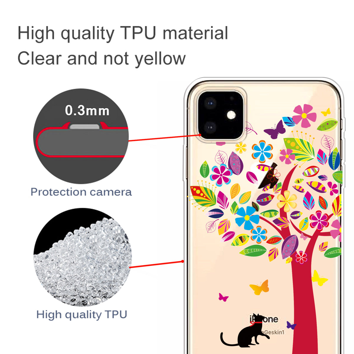 Cute Pattern Printing Flexi TPU Phone Shell for iPhone 11 6.1 inch (2019)