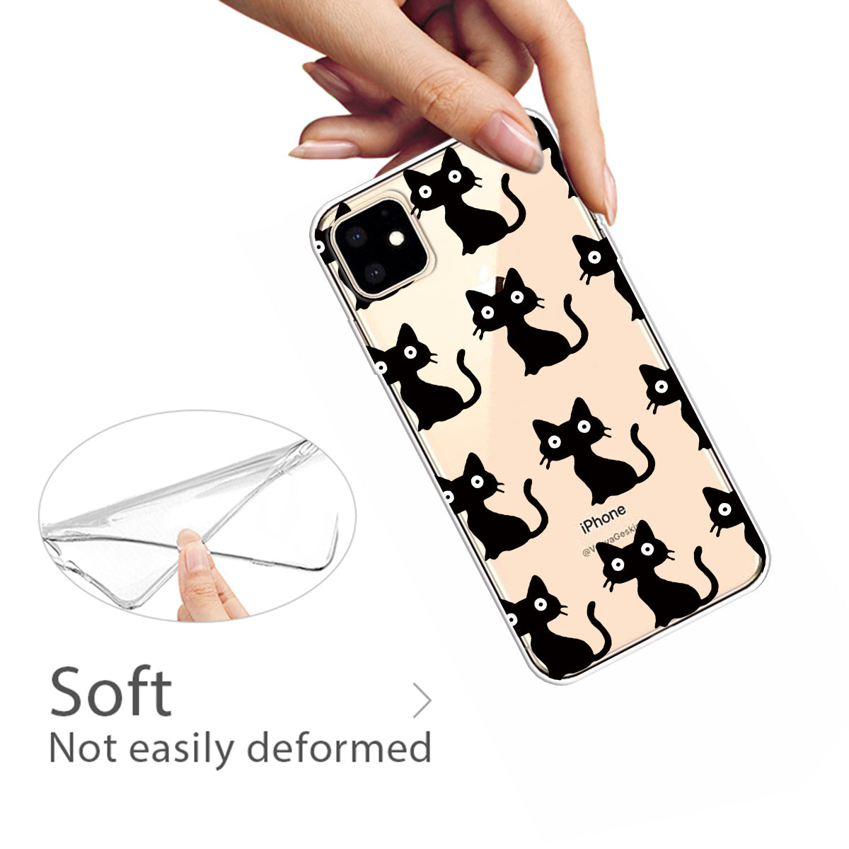 Cute Pattern Printing Flexi TPU Phone Shell for iPhone 11 6.1 inch (2019)