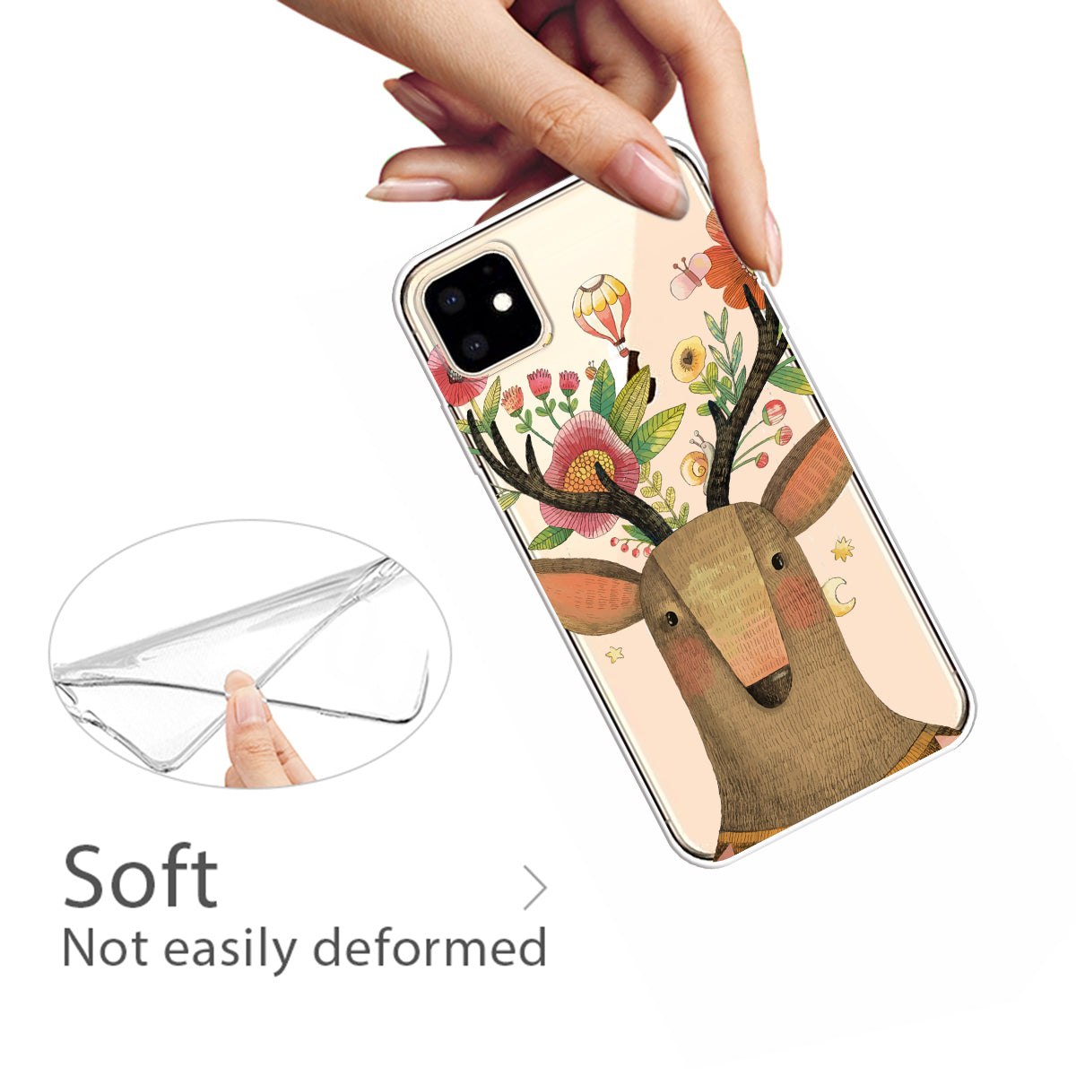 Cute Pattern Printing Flexi TPU Phone Shell for iPhone 11 6.1 inch (2019)