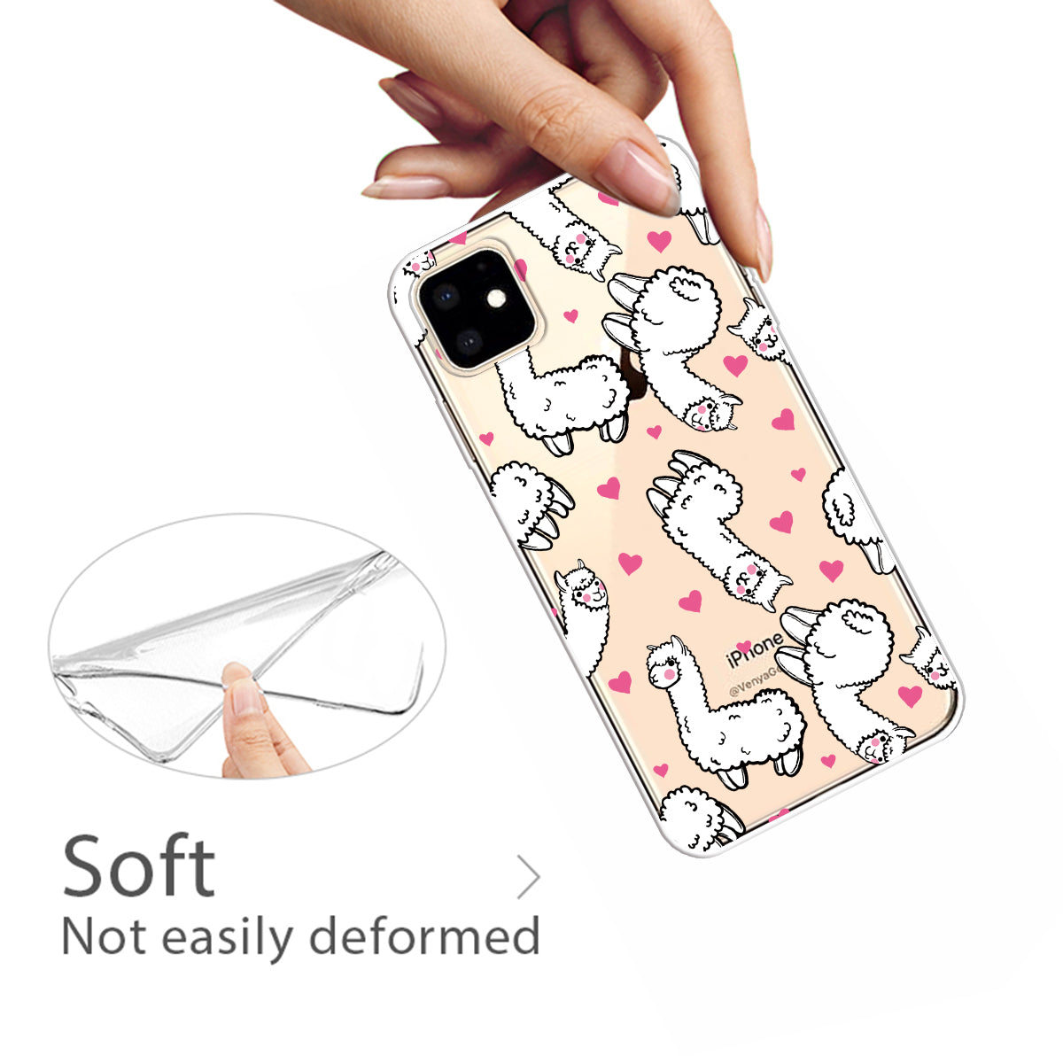 Cute Pattern Printing Flexi TPU Phone Shell for iPhone 11 6.1 inch (2019)