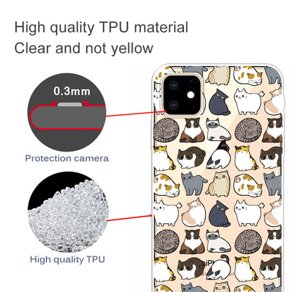 Cute Pattern Printing Flexi TPU Phone Shell for iPhone 11 6.1 inch (2019)
