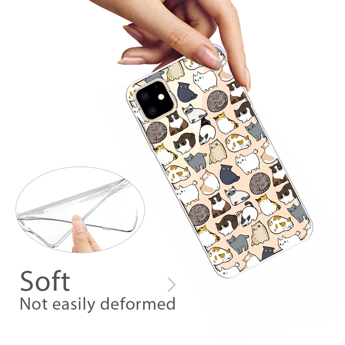 Cute Pattern Printing Flexi TPU Phone Shell for iPhone 11 6.1 inch (2019)