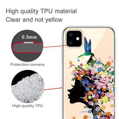 Cute Pattern Printing Flexi TPU Phone Shell for iPhone 11 6.1 inch (2019)