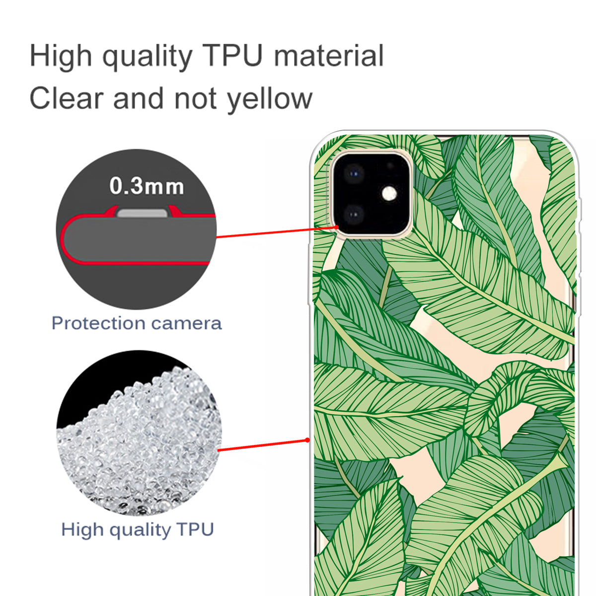 Cute Pattern Printing Flexi TPU Phone Shell for iPhone 11 6.1 inch (2019)