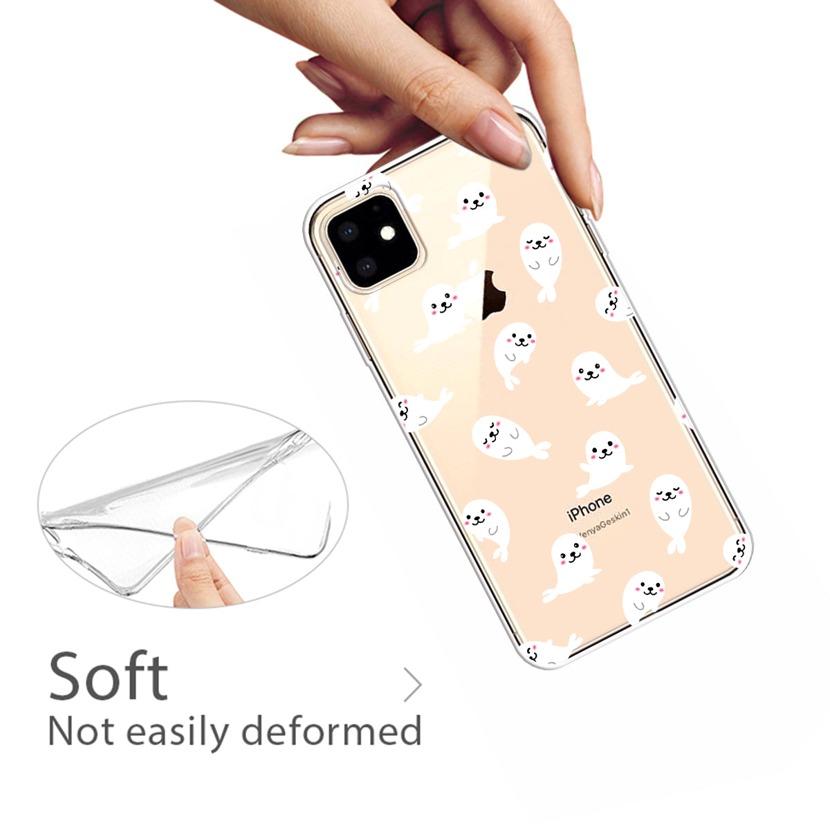 Cute Pattern Printing Flexi TPU Phone Shell for iPhone 11 6.1 inch (2019)