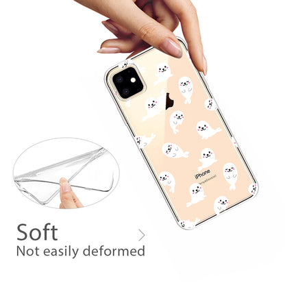 Cute Pattern Printing Flexi TPU Phone Shell for iPhone 11 6.1 inch (2019)