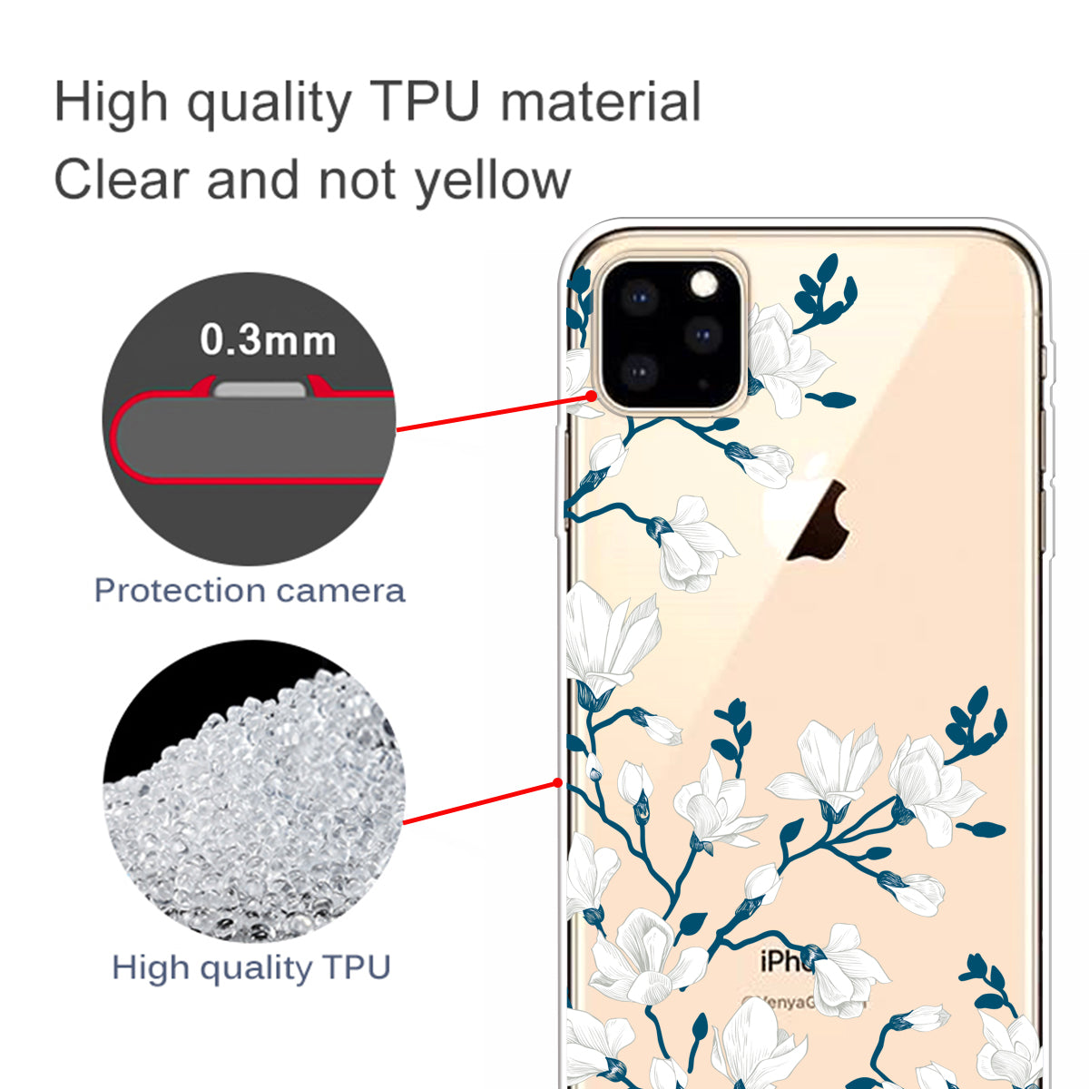 Pattern Printing IMD TPU Cover Case for iPhone 11 Pro 5.8-inch (2019)
