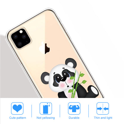 Pattern Printing Extremely Transparent TPU Phone Case Cover for iPhone 11 Pro Max 6.5 inch (2019)