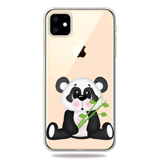 Pattern Printing Clear TPU Phone Cover for iPhone 11 6.1 inch (2019)