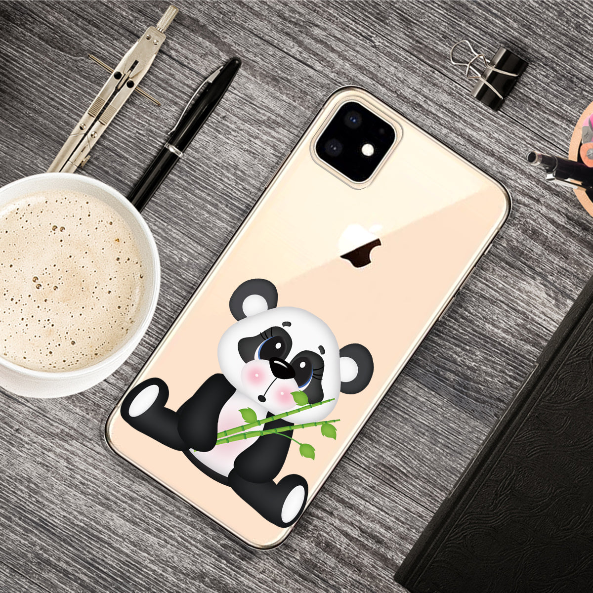 Pattern Printing Clear TPU Phone Cover for iPhone 11 6.1 inch (2019)