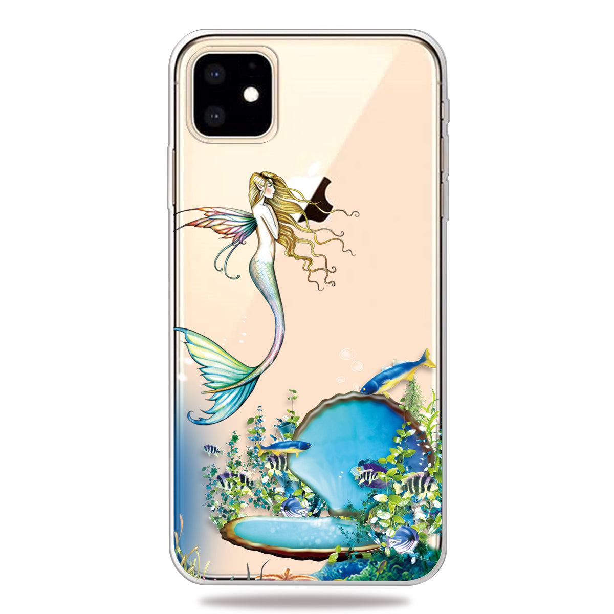 Pattern Printing Clear TPU Phone Cover for iPhone 11 6.1 inch (2019)
