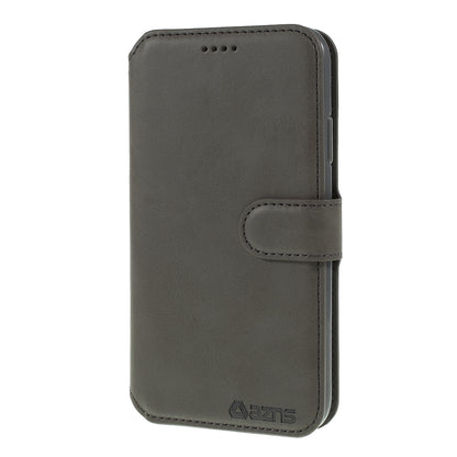 AZNS Leather Stand Phone Shell with Card Slots for iPhone 11 Pro 5.8 inch (2019)